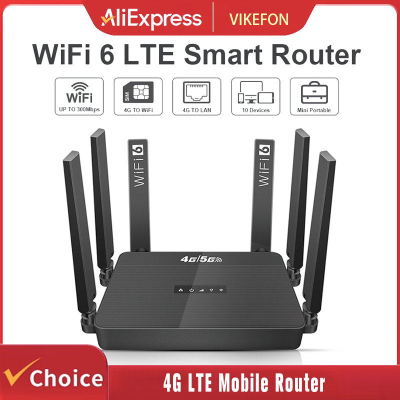 4G Lte Router Sim - ﻿ WiFi6 Router 4G LTE Russian