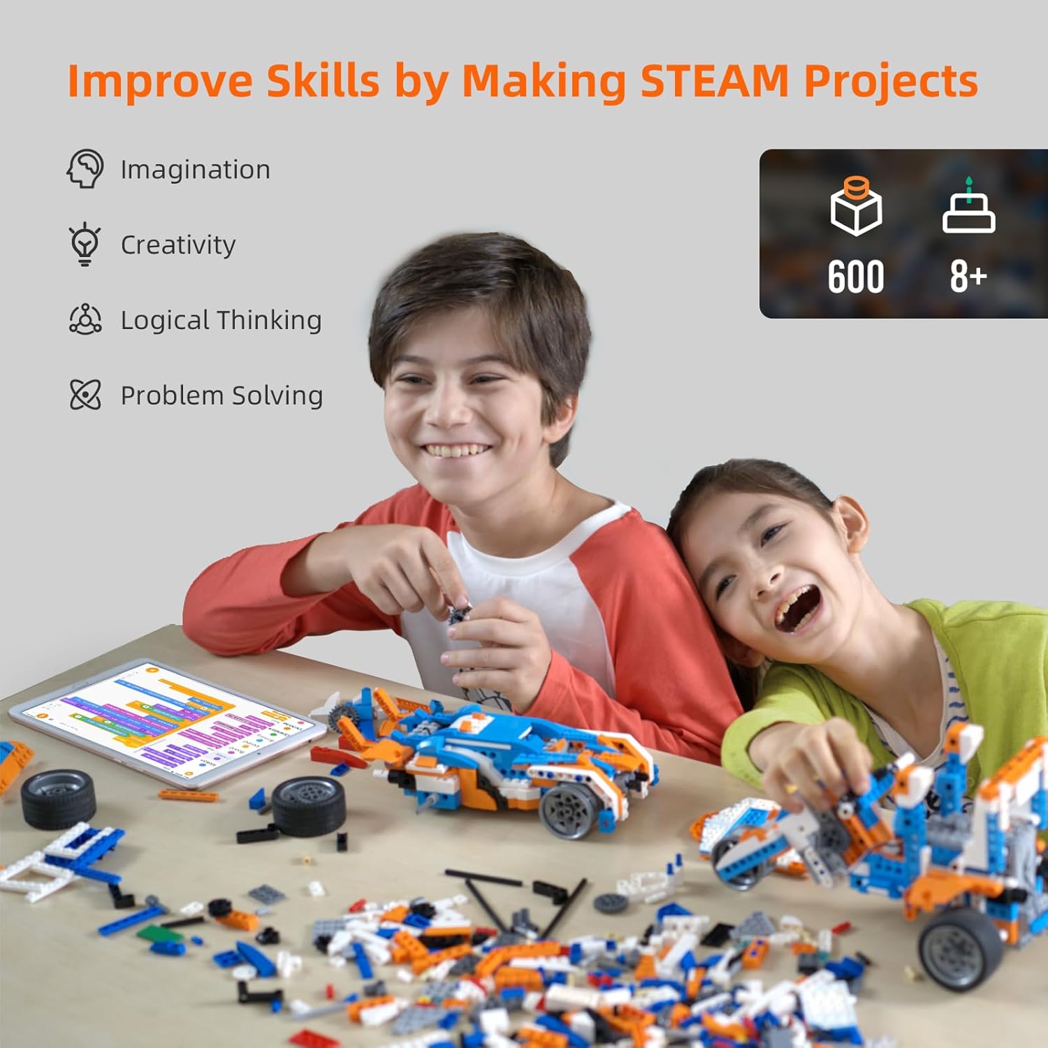 Modern STEM Robot Building Kit - Tech Office Building 评论和价格