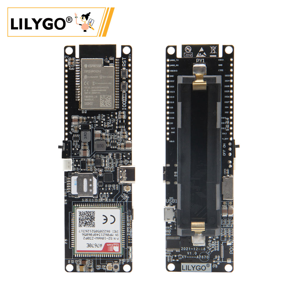 LILYGO® TTGO T-A7670G/E/SA R2  - 4G Lte Router Sim 评论和价格
