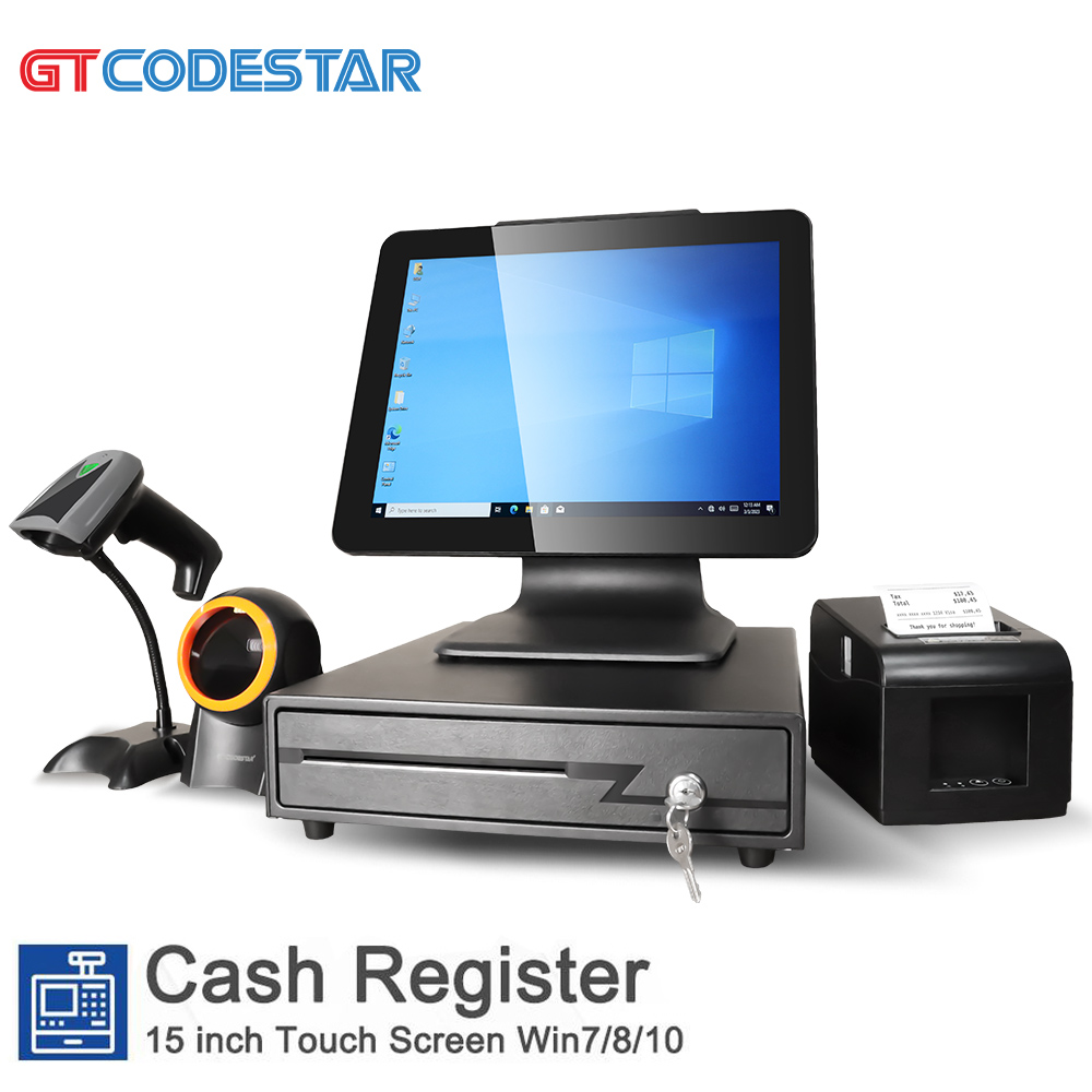 Desktop POS Computer Cash Regi - Cash Drawer Pos 评论和价格