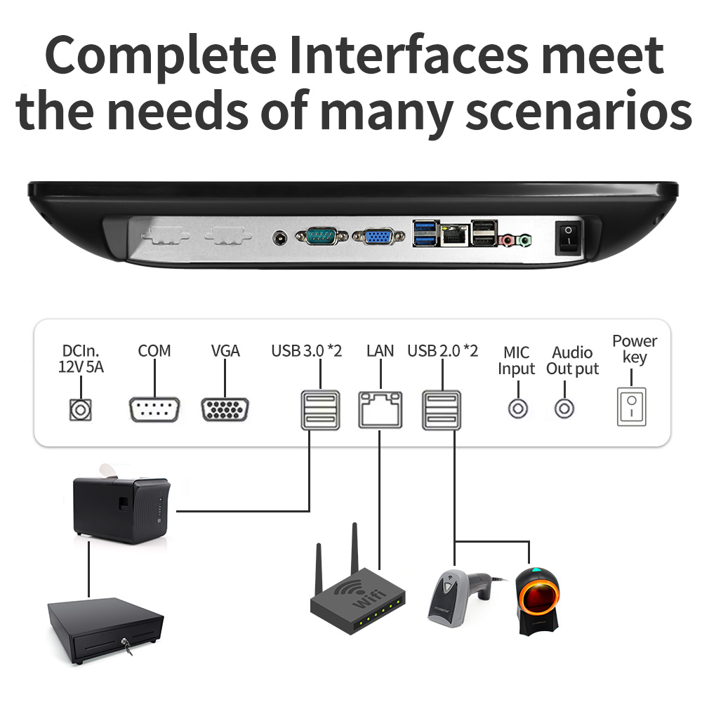 Desktop POS Computer Cash Regi - Cash Drawer Pos 评论和价格