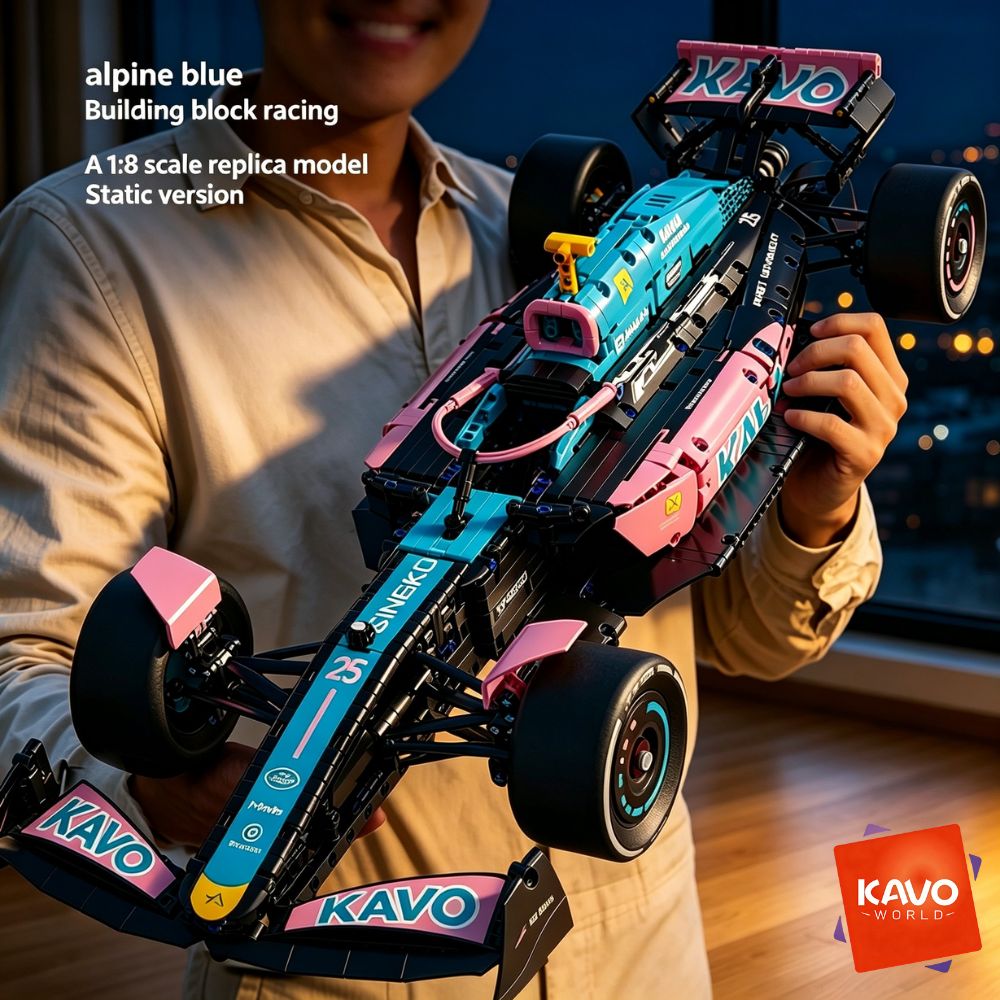 KAVOWORLD 1:8 Pink-blue Formul - Tech Office Building 评论和价格