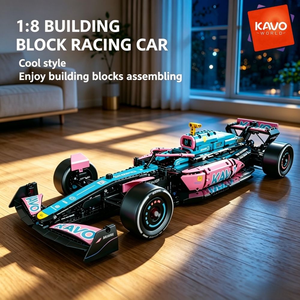 KAVOWORLD 1:8 Pink-blue Formul - Tech Office Building 评论和价格