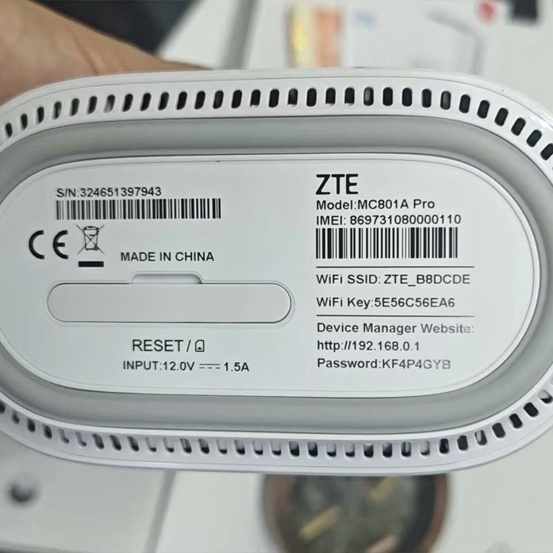 ZTE 5G Indoor WiFi Router MC80 - 4G Lte Router Sim 评论和价格